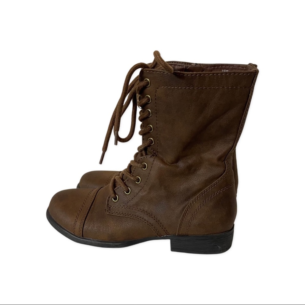 Mossimo Brown Combat Boot Size 7.5W